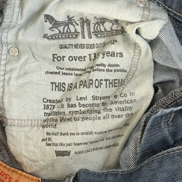 Levi Strauss 514 Men's Jeans Sz 29X30 - Picture 6 of 7